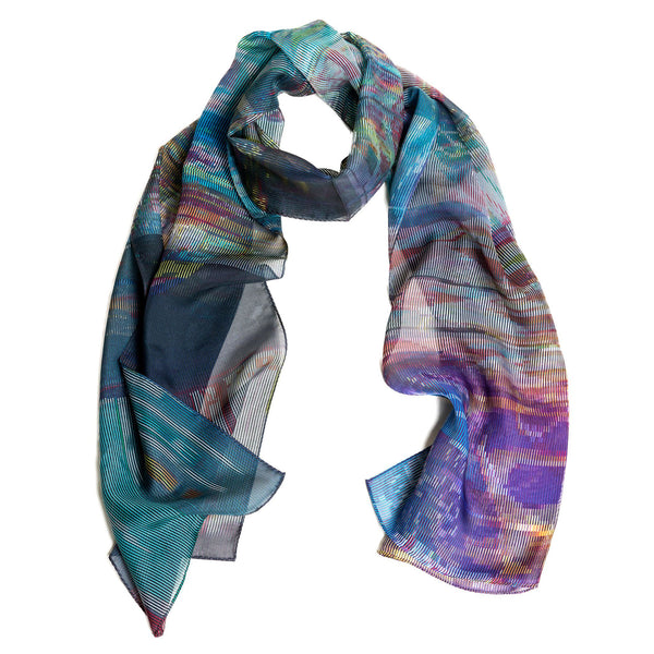 Time Square Based Silk Scarf